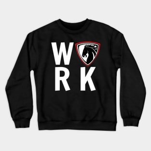 Workhorse Athletics "Work" White Letters Crewneck Sweatshirt